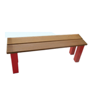 Wooden bench