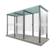 For smokers an ideal smoking shelter outside.... Choose between type 3 or 3 XL versions... - 10 people